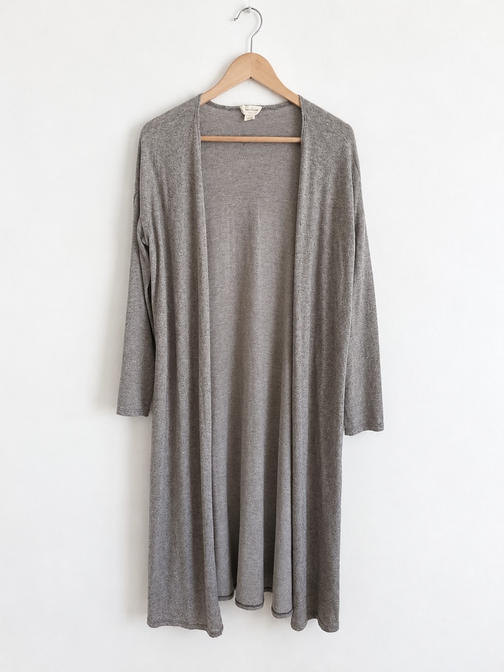 See You Monday Long Open-Front Cozy Cardigan